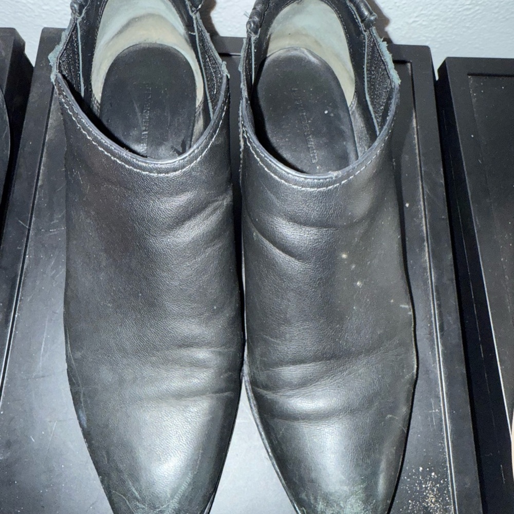 Alexander Wang Black Heeled Boots with Polished Finish